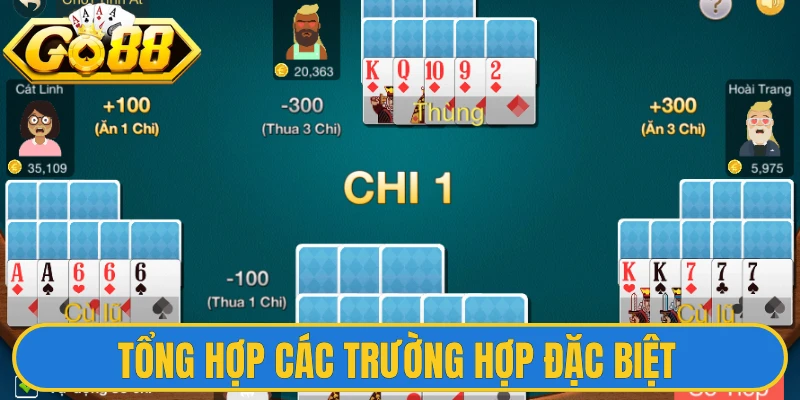 Mậu Binh Go88 - Sảnh Game Đổi Thưởng Uy Tín Đỉnh Cao 3 Tổng hợp các trường hợp đặc biệt trong Mậu binh Go88