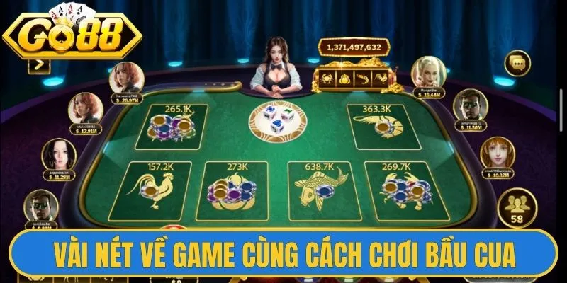 Vài nét sơ bộ về bầu game và cách chơi Bầu cua